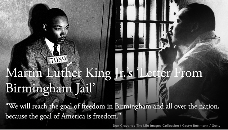 Mlk Letter From Birmingham Jail Worksheet With Answers