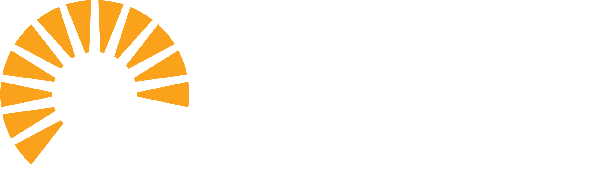 SunShower Learning logo in white and yellow